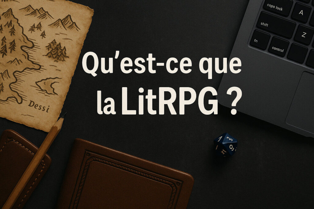 image de présentation avec le texte "qu est ce que la litrpg"