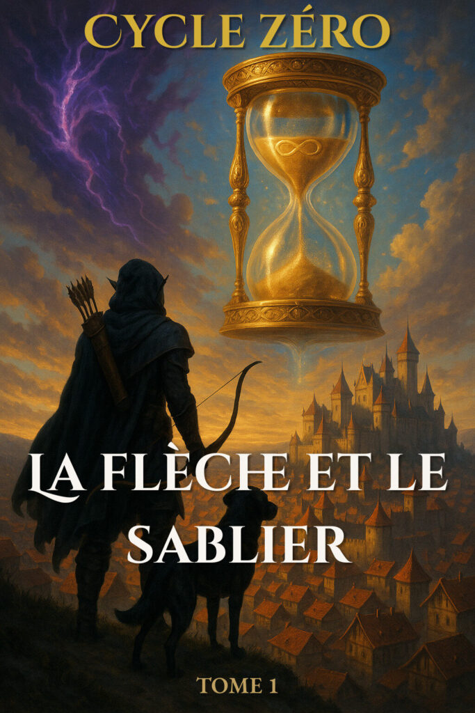 Couverture du lire Cycle zéro: la flèche et le sablier