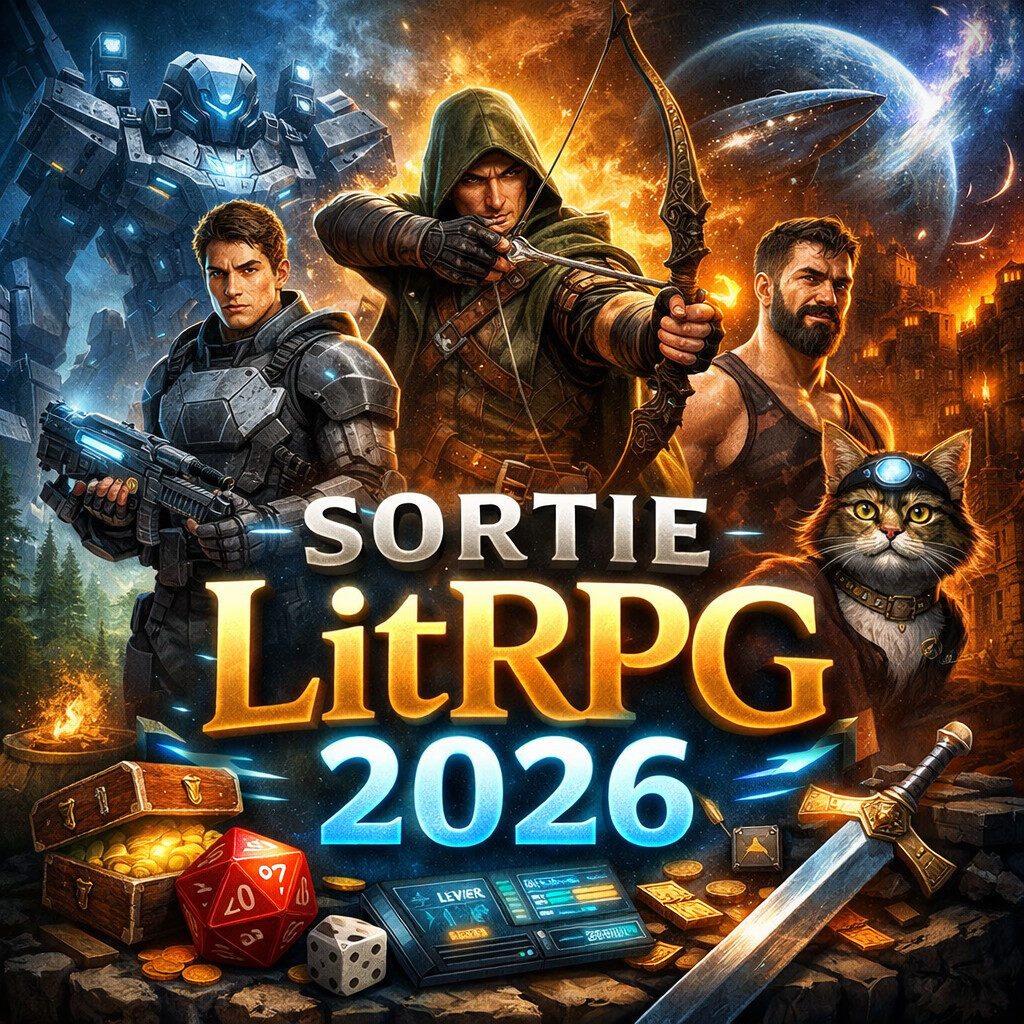 Image des différents héros des sorties litrpg 2026