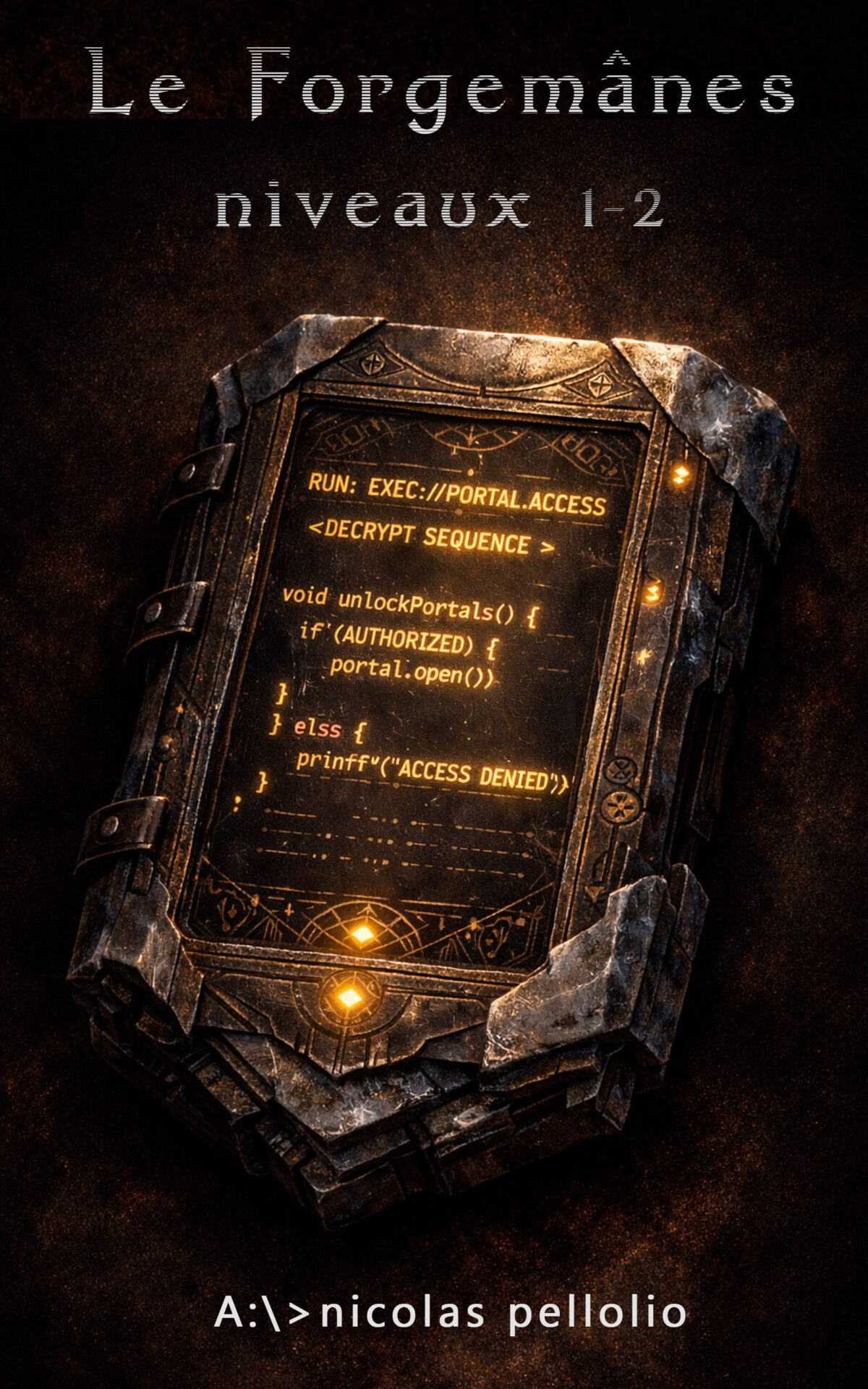 LitRPG couverture du livre Le Forgemânes: Niveaux 1-2