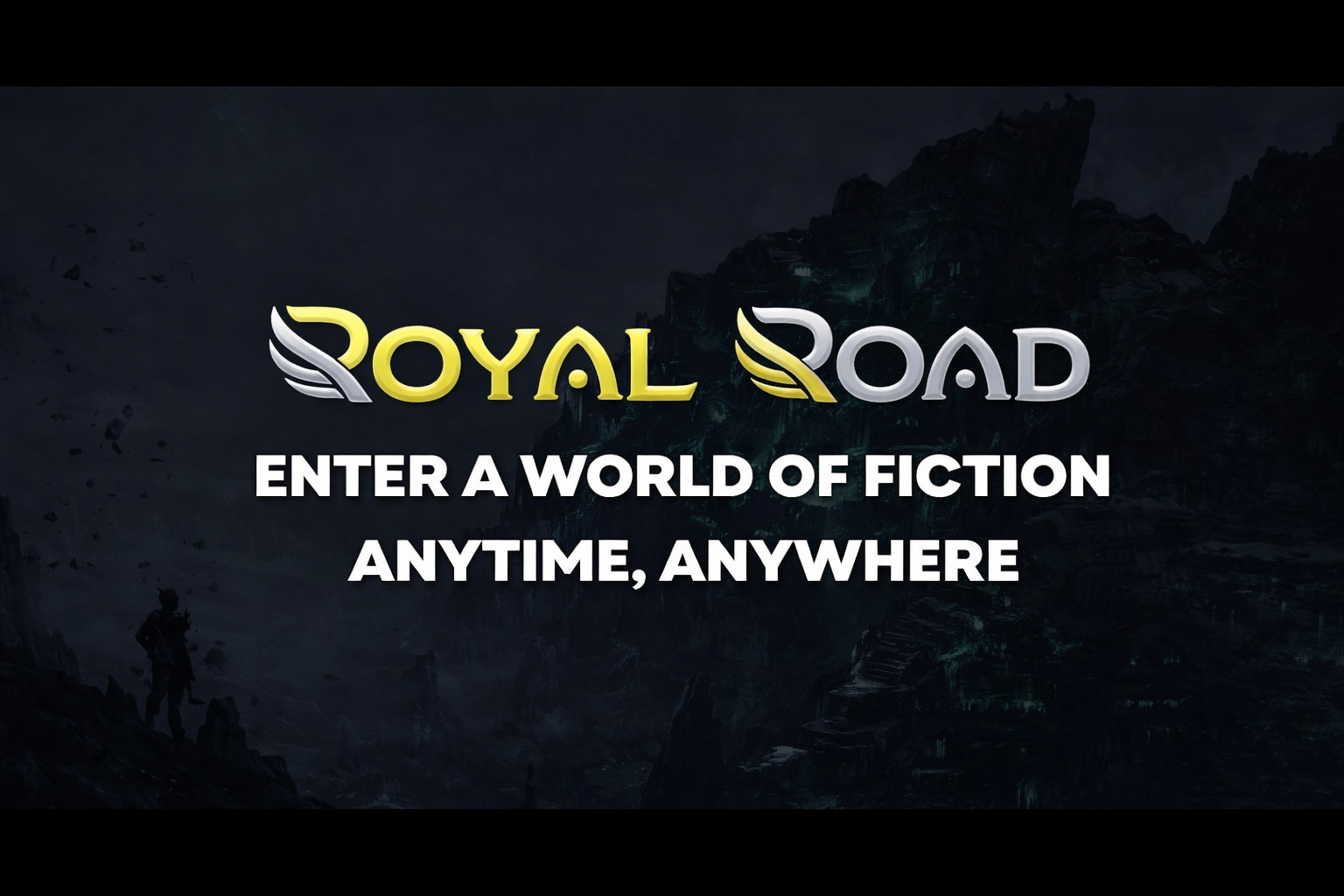 Slogan de royal road: Enter a world of fiction anytime, anywhere