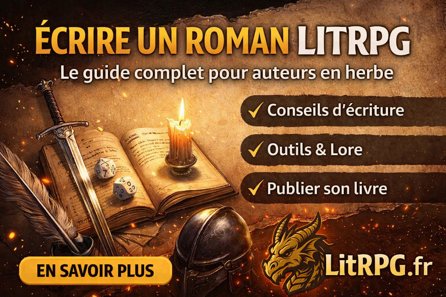 Ecrire un roman litrpg