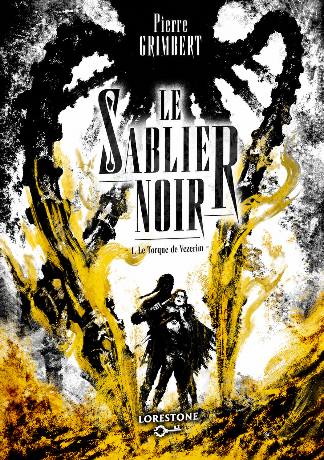 couverture du livre Le sablier noir tome 1