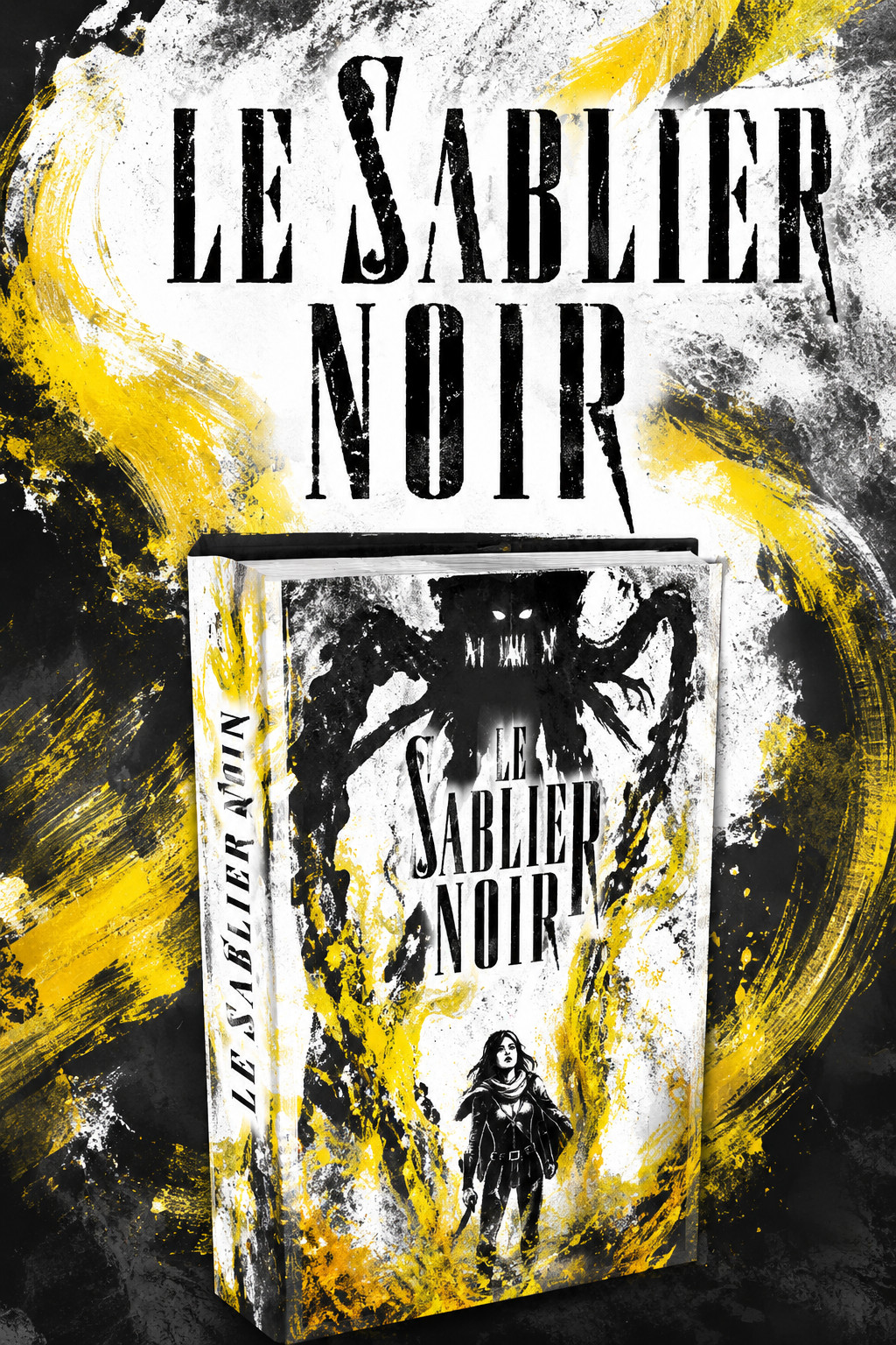 Couverture du livre le sablier noir de pierre grimbert