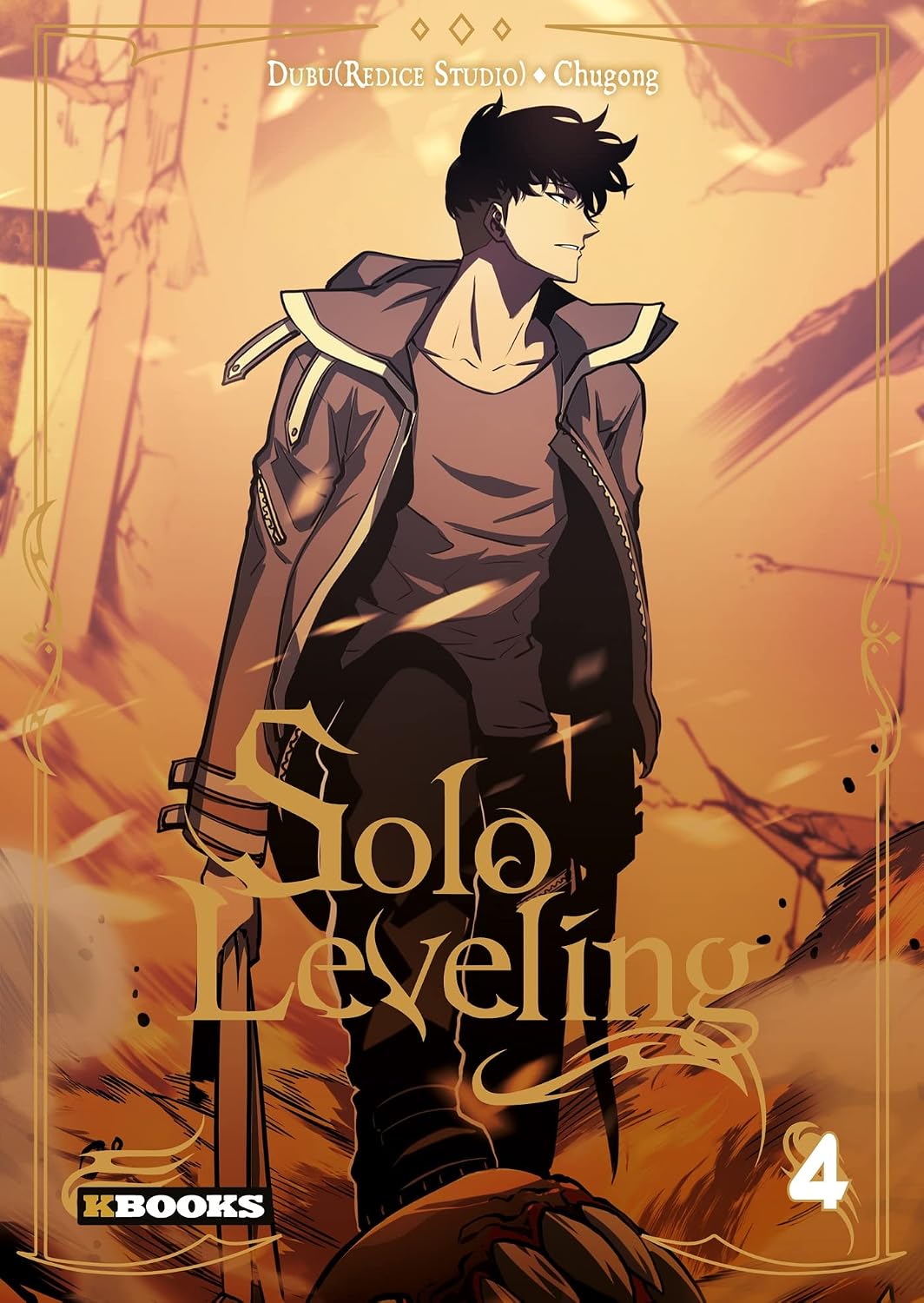 couverture de solo leveling webtoon tome 4